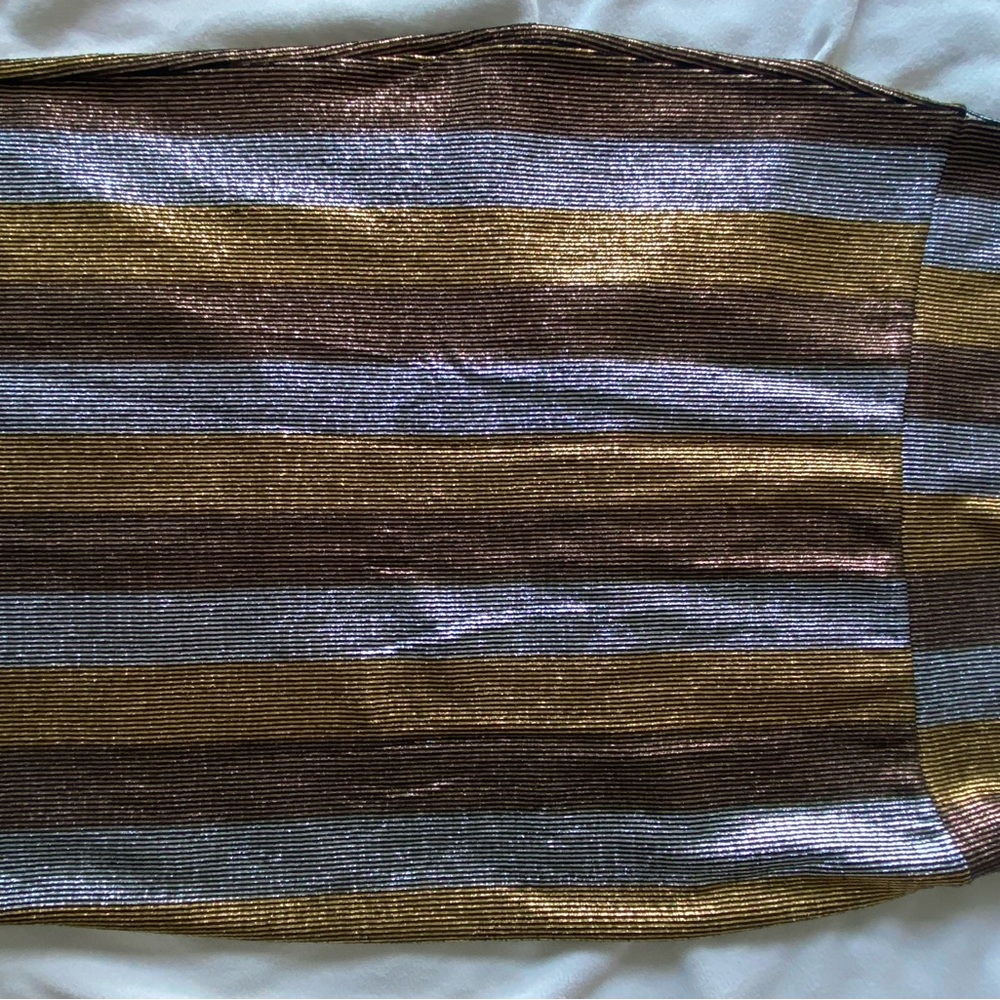 LuLaRoe Shimmering Metallic Pencil Skirt